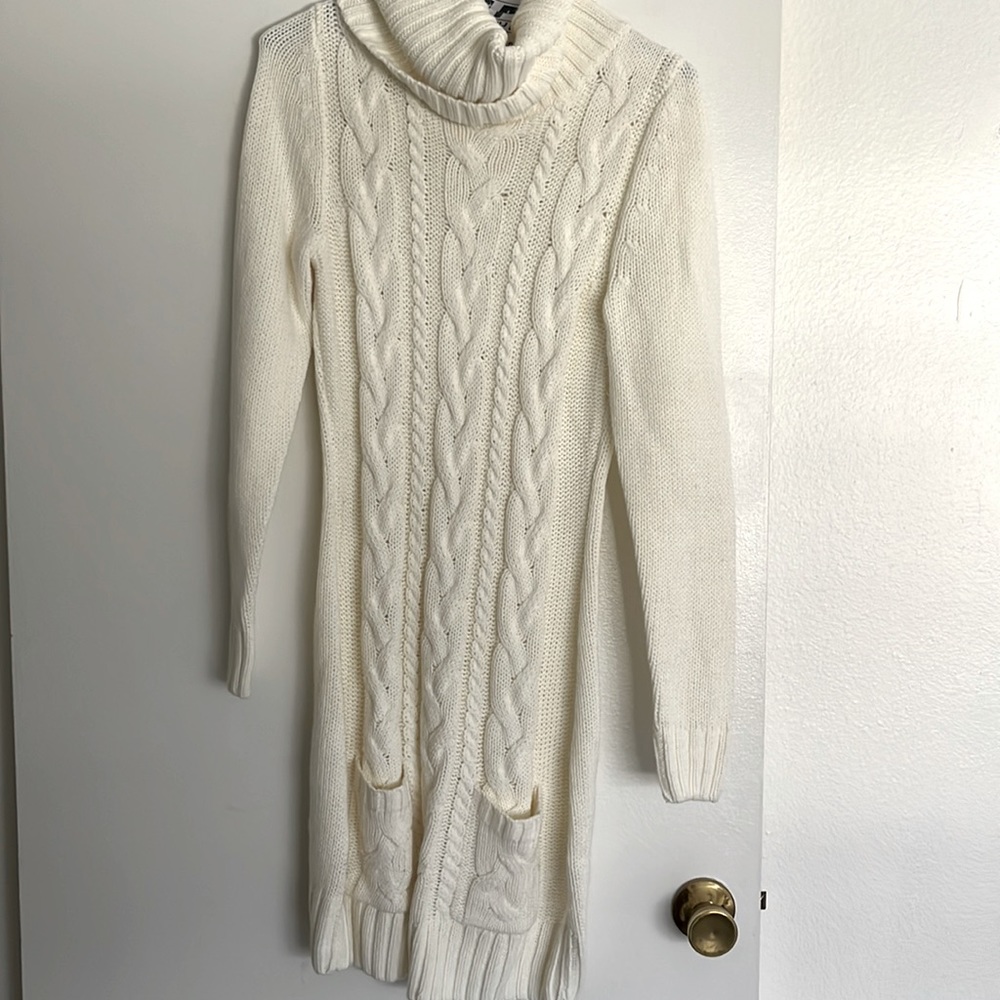 White Sweater Dress